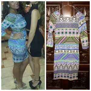 SOLD!!!! Boutique Ordered dress size medium, multi color